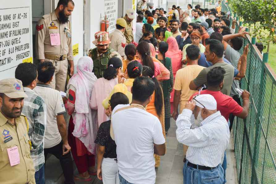 Voting for LS polls in Jammu and Kashmir