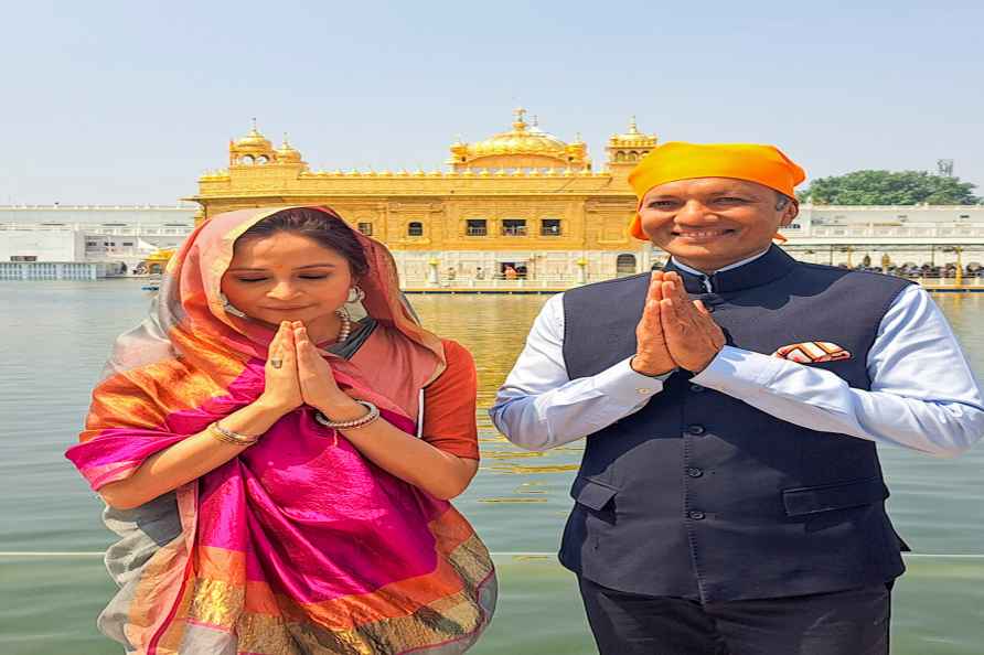 Naveen Jindal at Golden Temple