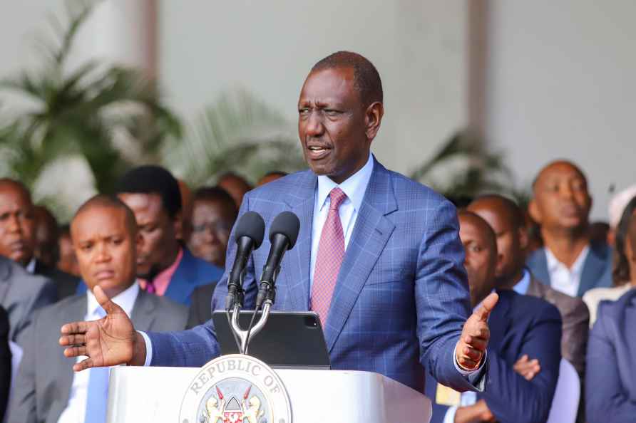 William Ruto address at the State House