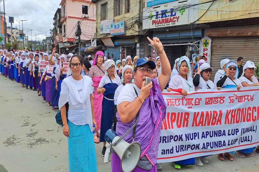 Save Manipur Walk in Imphal