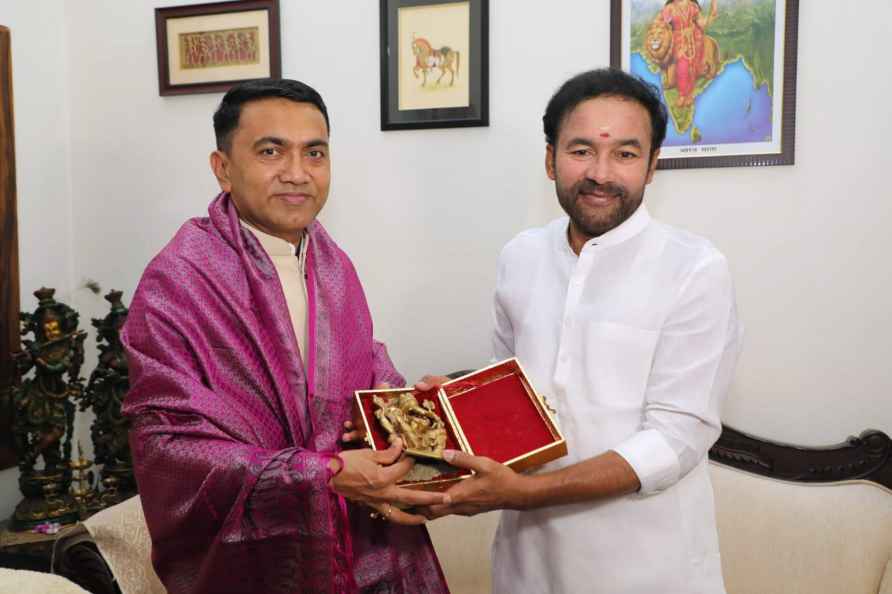 G. Kishan Reddy meets Pramod Sawant