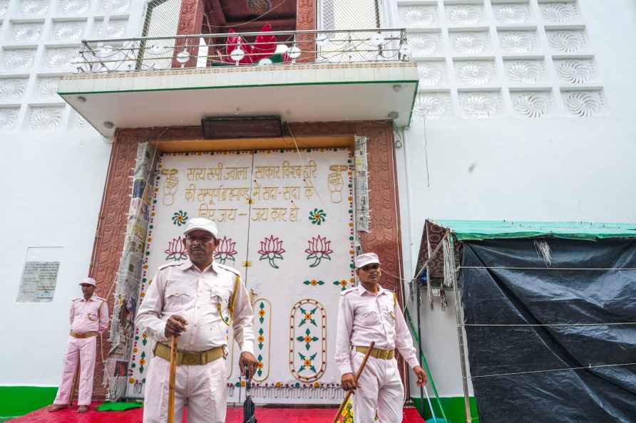 Bhole Baba's 'ashram' in Kasganj