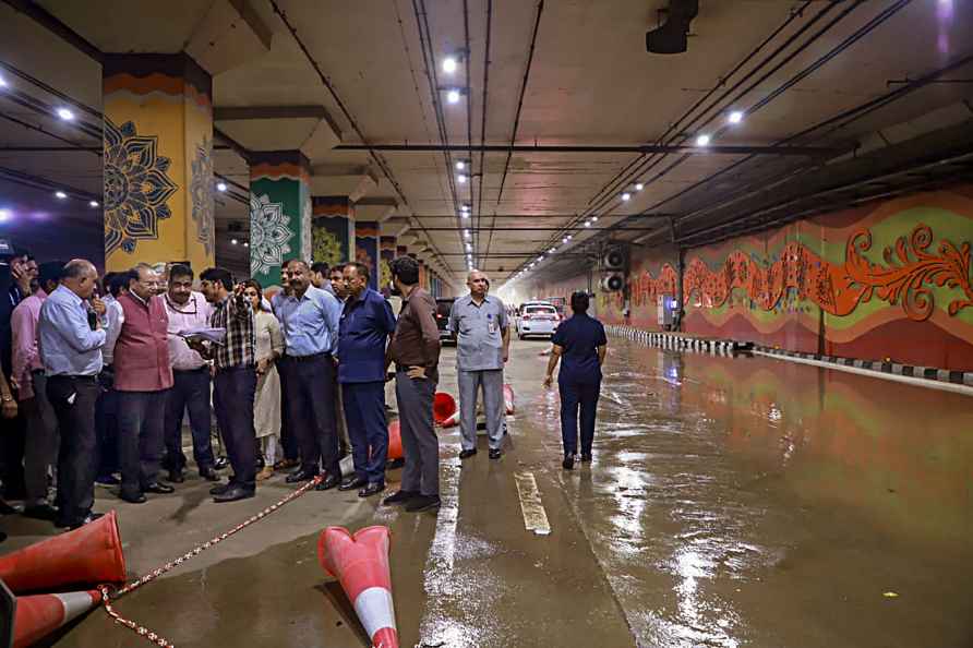 Waterlogging after heavy rains