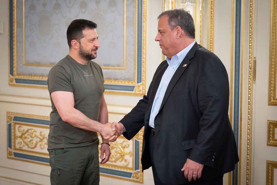 Volodymyr Zelenskyy, Chris Christie