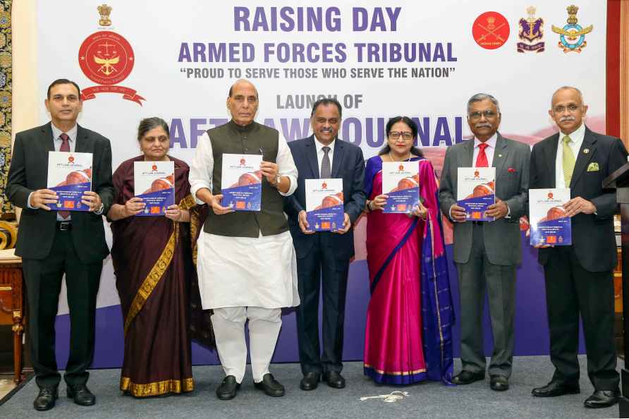 Rajnath Singh at Armed Forces Tribunal Raising Day