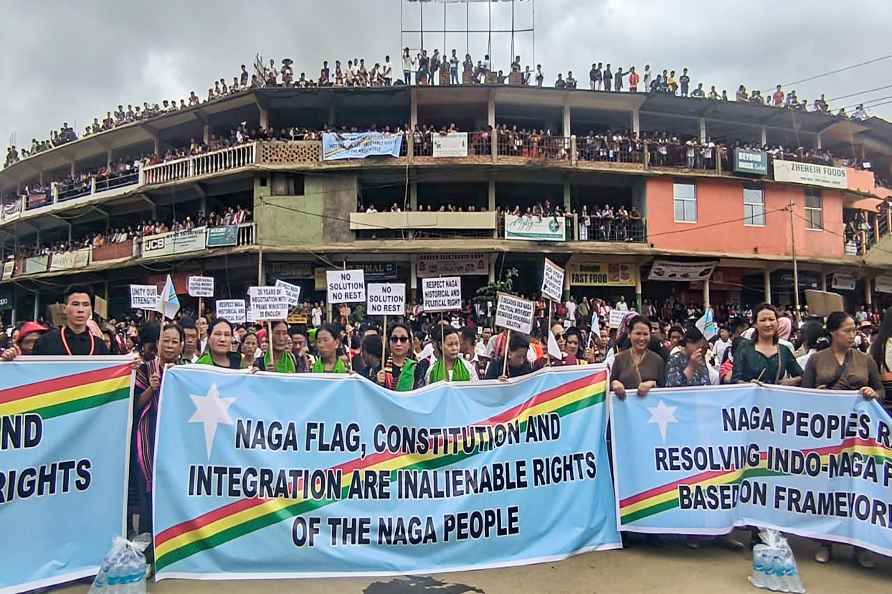 Naga community people's rally in Manipur