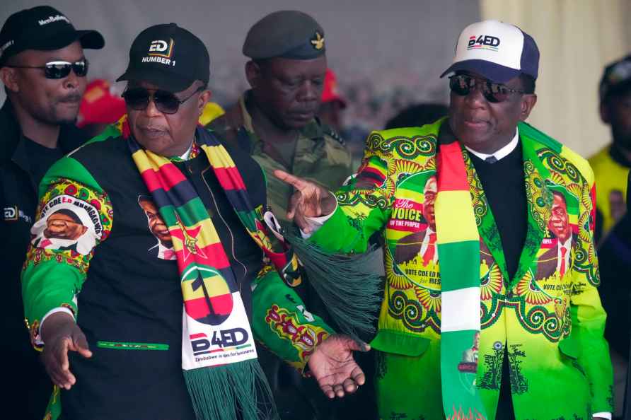 Emmerson Mnangagwa,Constantino Chiwenga campaign rally