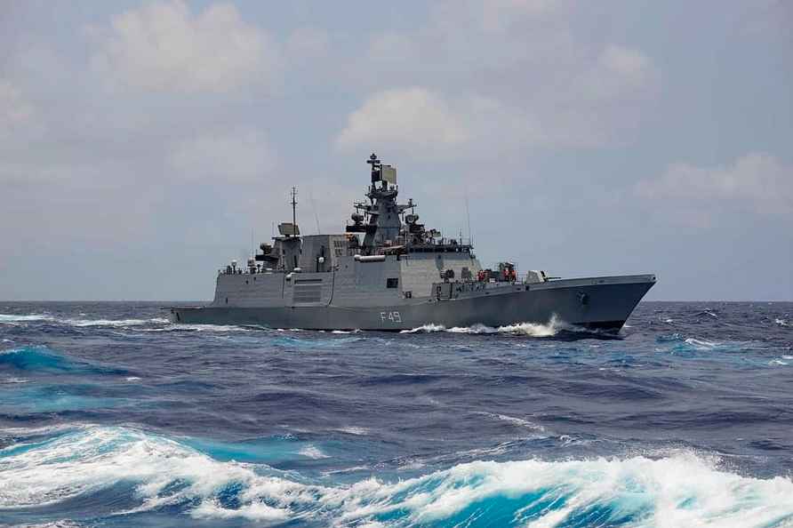 INS Sahyadri particates in Ex Malabar 2023