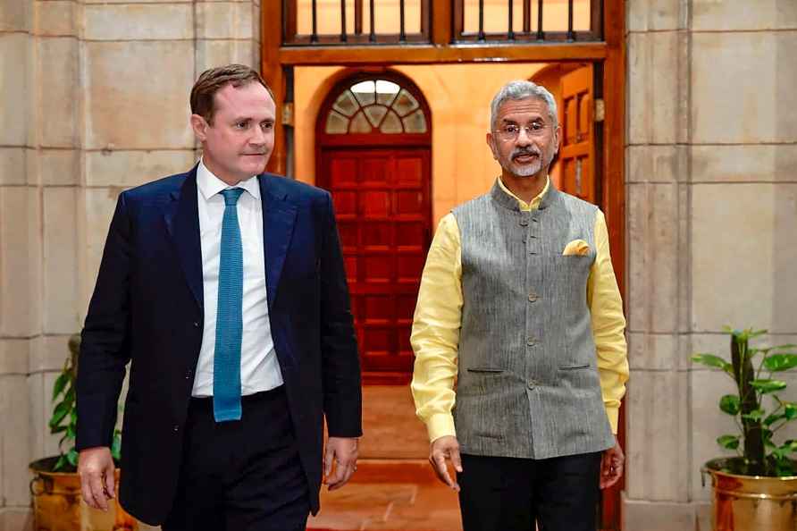 UK Minister Tom Tugendhat in Delhi