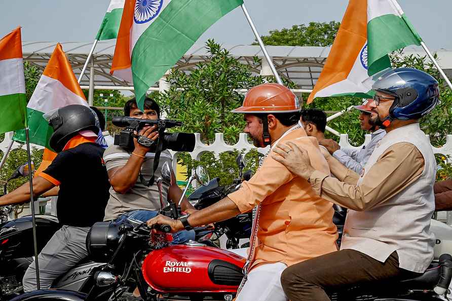 Har Ghar Tiranga' bike rally