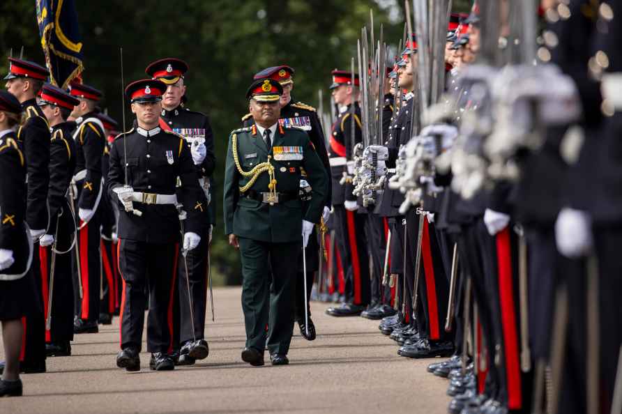 Sandhurst: Army Chief General Manoj Pande at the 201st Sovereign...