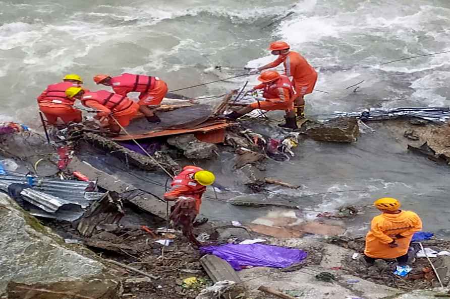 Landslide at Gaurikund in Rudraprayag