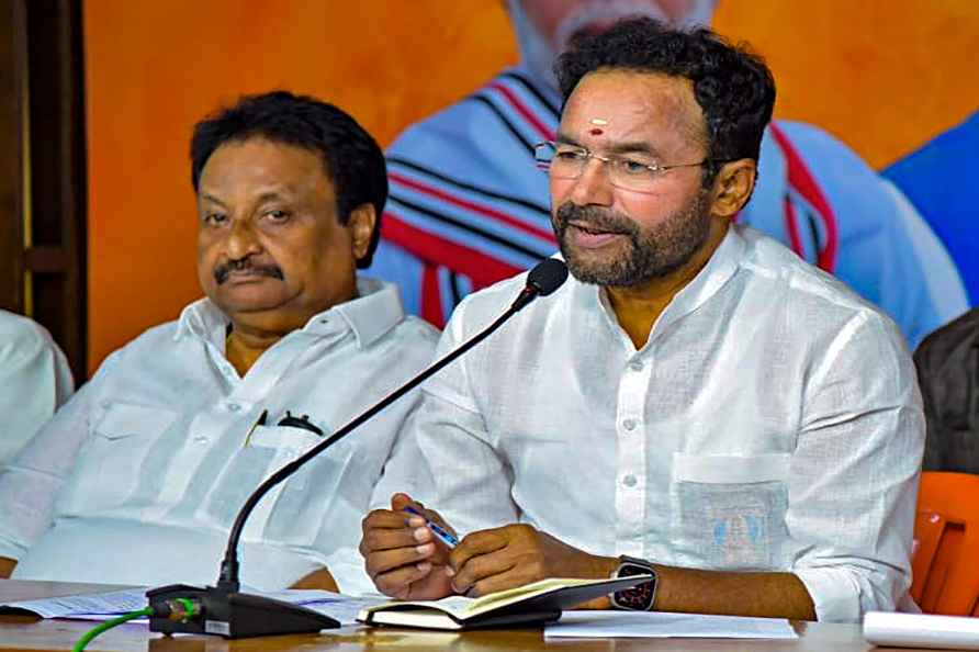 G Kishan Reddy PC in Hyderabad