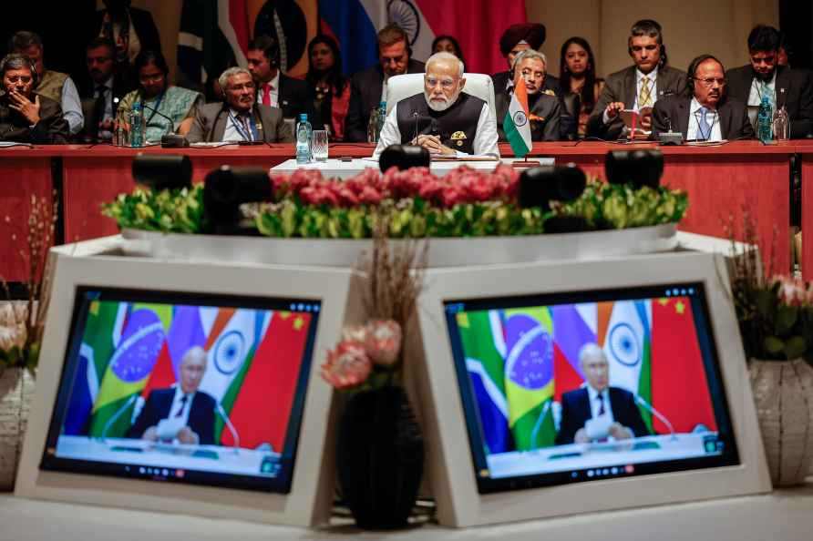 Prime Minister Narendra Modi at the 2023 BRICS Summit