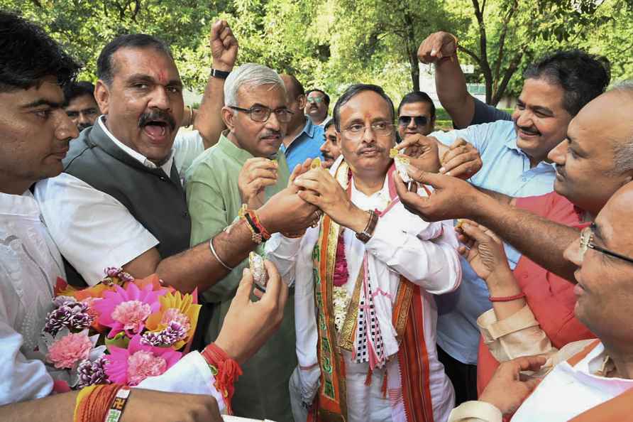 BJP declares Dinesh Sharma as Rajya Sabha by-election