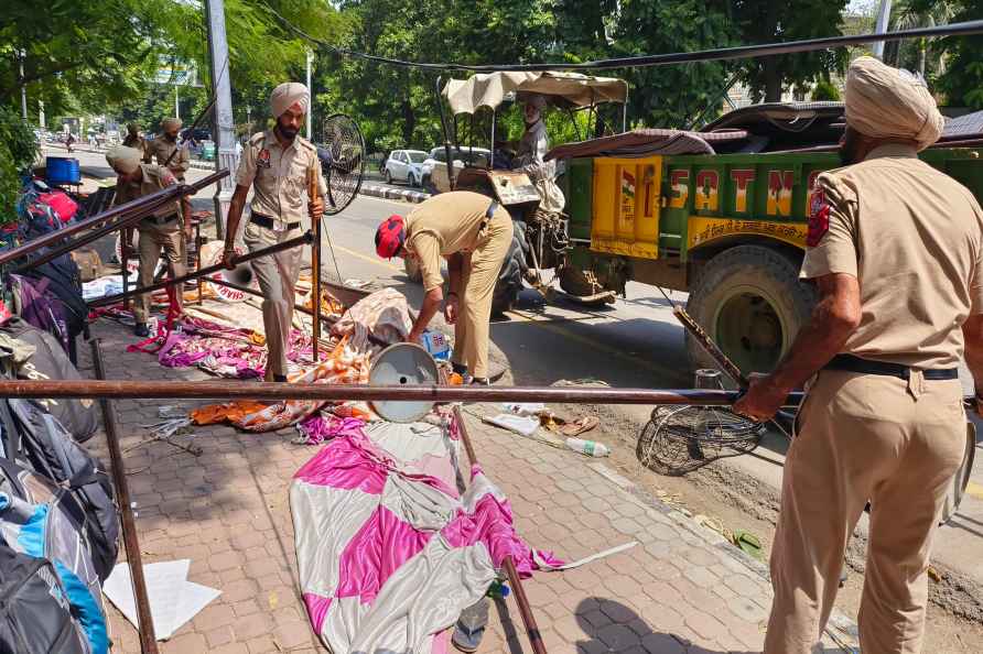 Apprenticeship Sangharsh Union protest in Patiala