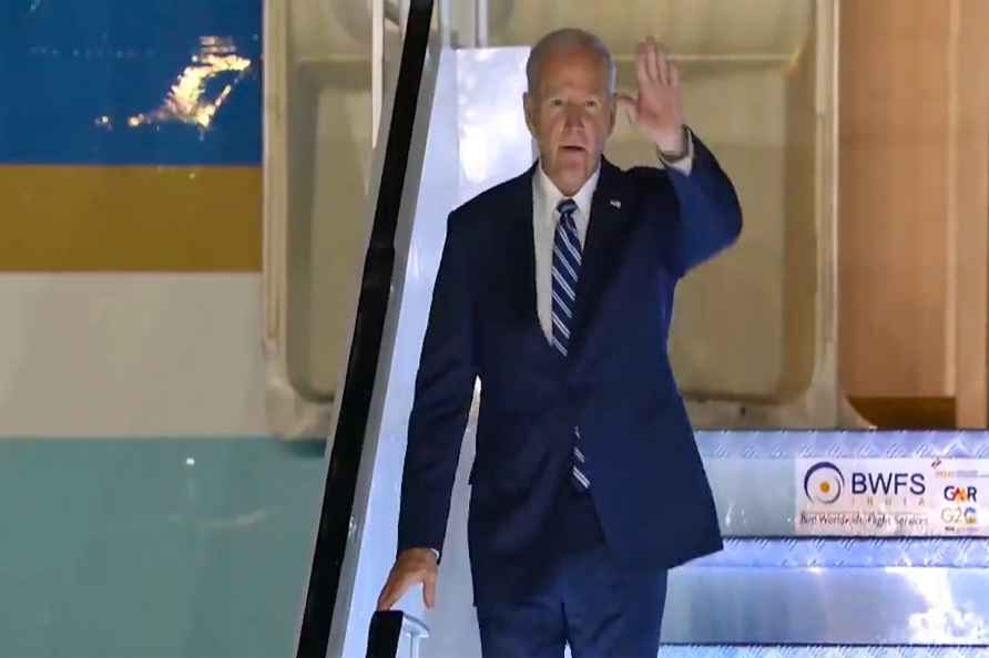 G20 Summit: Joe Biden arrives in Delhi