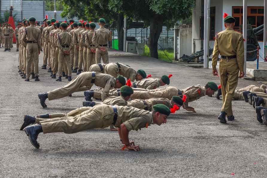 NCC training camp at Nagrota