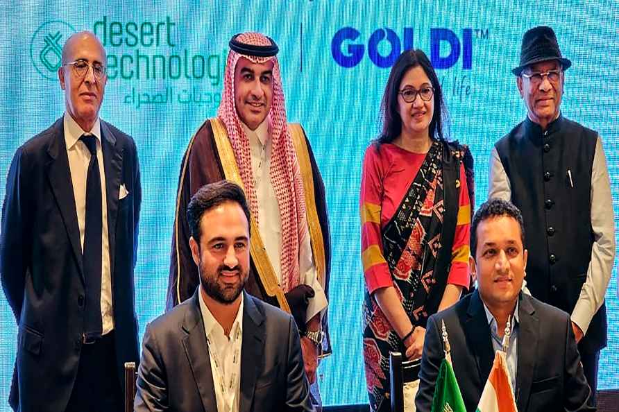 MoU between Goldi Solar and Desert Technologies