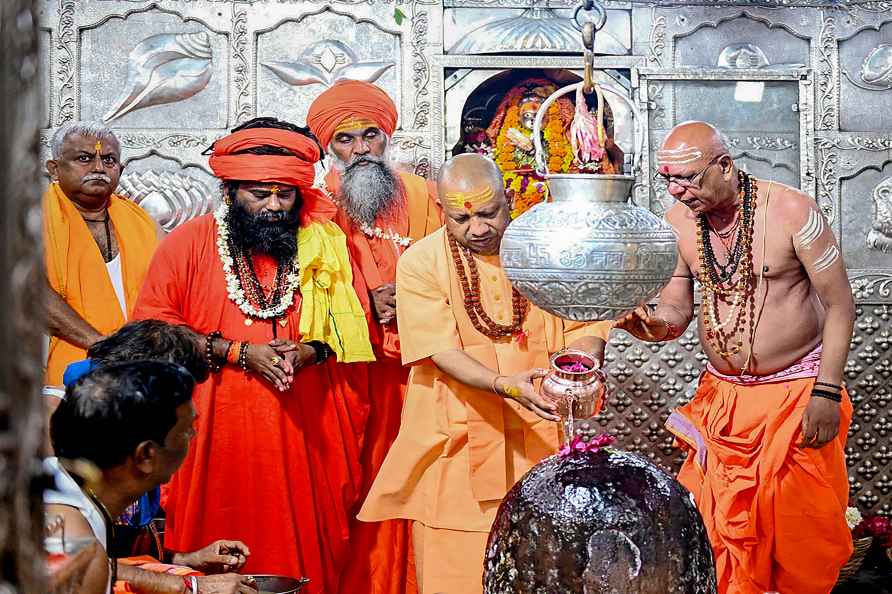 Yogi at Mahakaleshwar temple