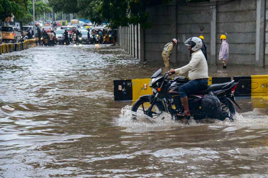 Weather: Waterlogging after rain in Hyderabad