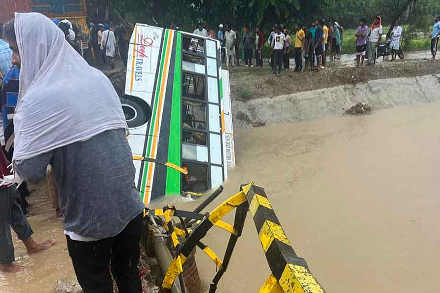 8 died, several injured after bus fell into canal