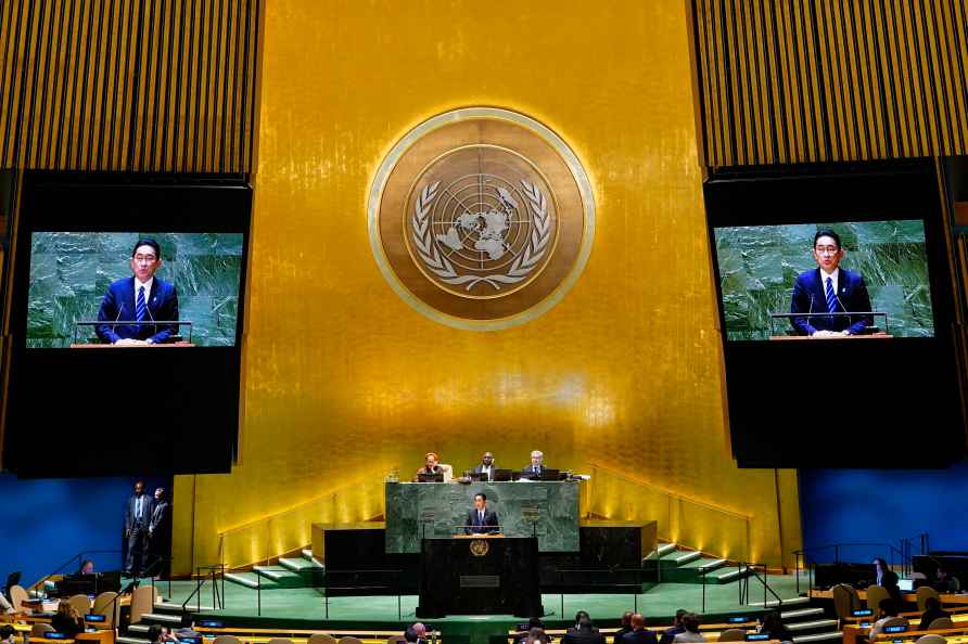 Fumio Kishida at UN General Assembly