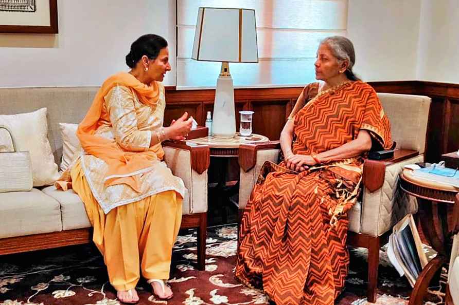 Preneet Kaur meets Nirmala Sitharaman