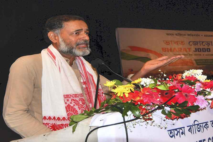 Yogendra Yadav in Guwahati