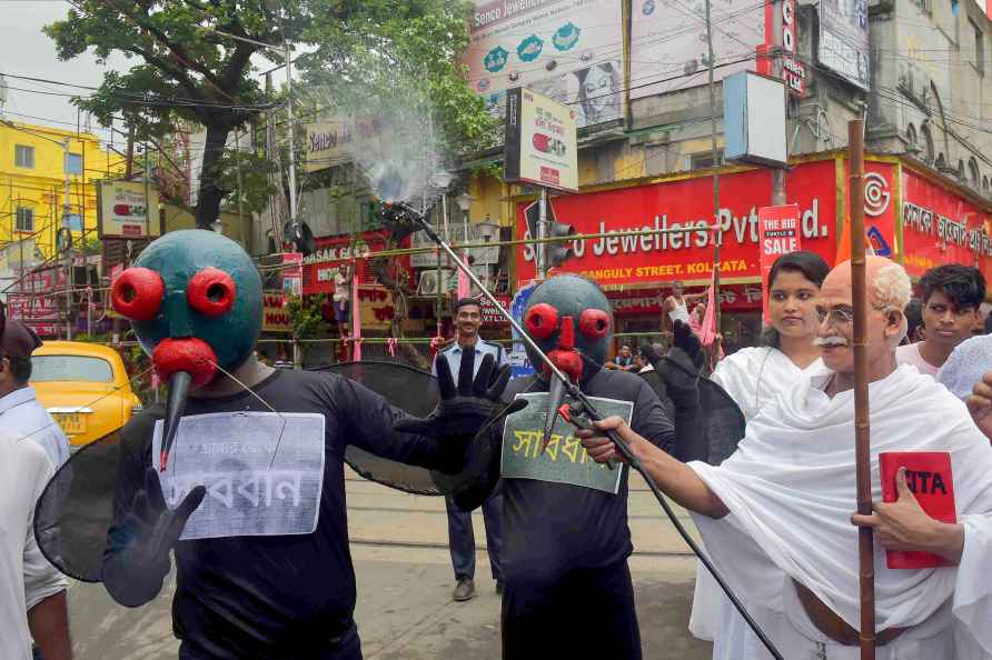 Gandhi Jayanti 2023: Dengue awareness in Kolkata