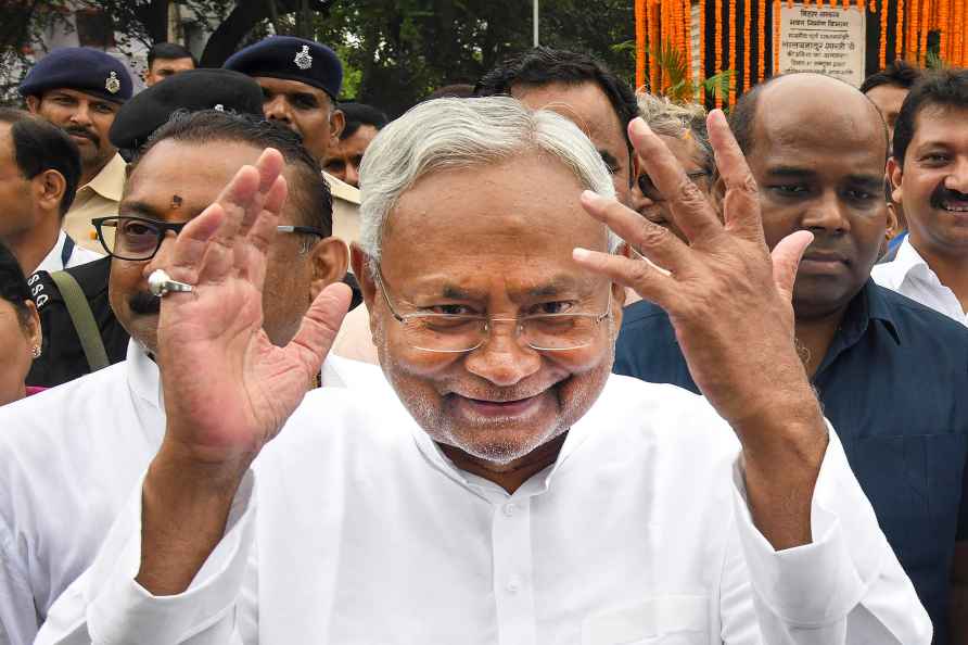 Nitish Kumar at a function