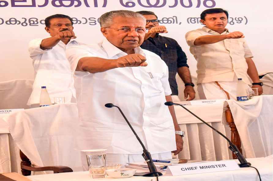 CM Pinarayi Vijayan in Kochi