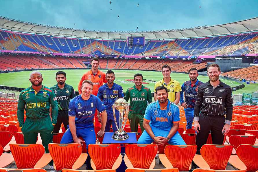 ICC World Cup 20923: Skippers with trophy