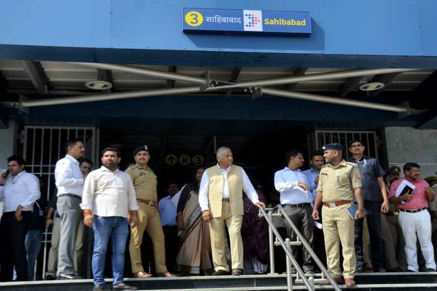 VK Singh inspects Sahibabad RapidX station