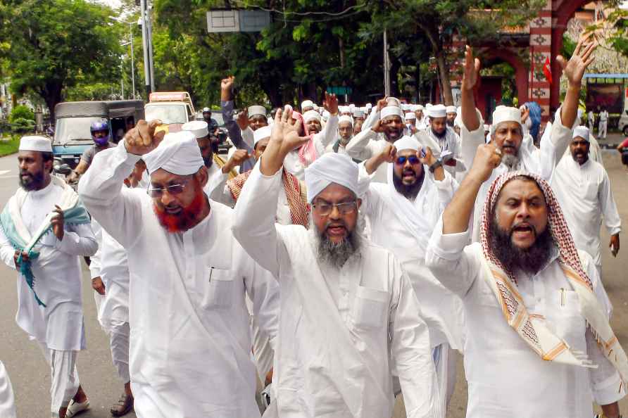 South Kerala Jamiyatul Ulama protest