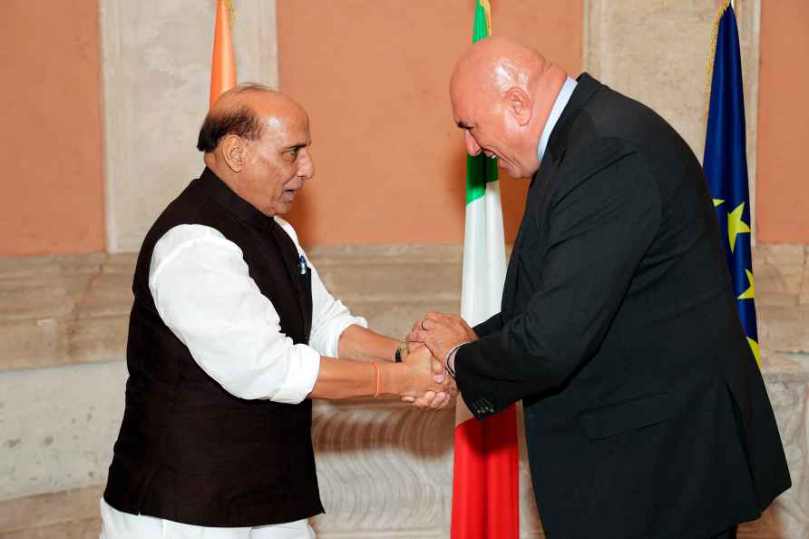 Rajnath Singh in Rome