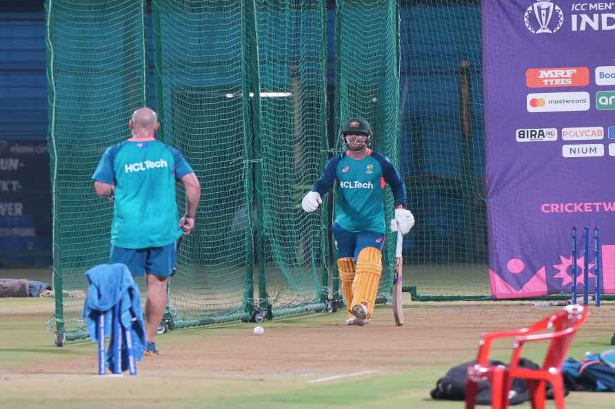 ICC CUP: Aus team at practice