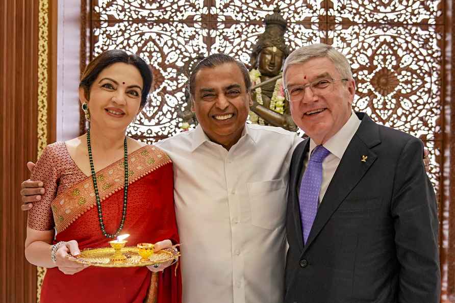 IOC President in Mumbai