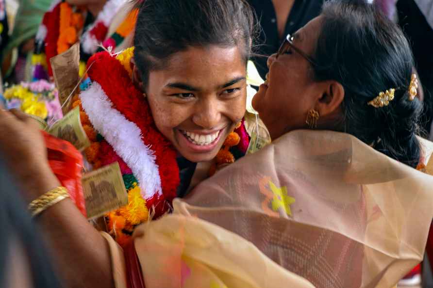 Bichu Devi welcomed in Imphal