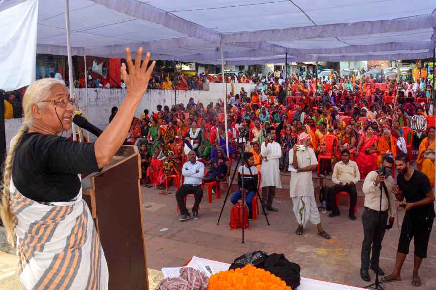 Medha Patkar in Varanasi