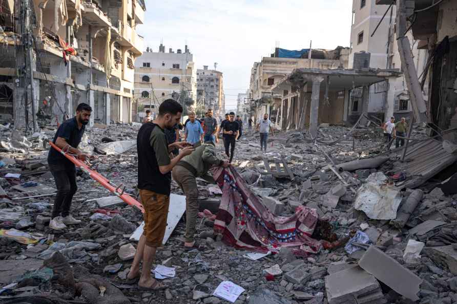 Israeli bombing in Gaza City