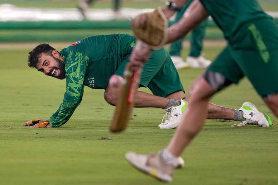 Pakistan team's practice session