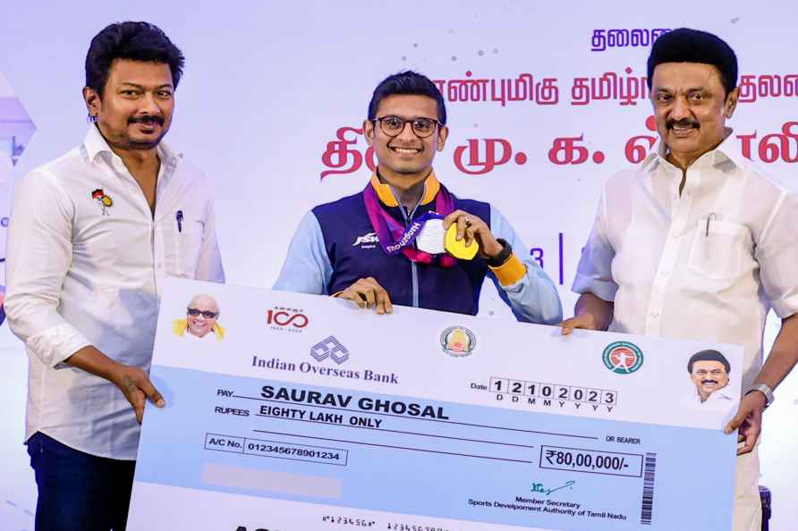 TN CM at felicitation ceremony of Asian Games medalists