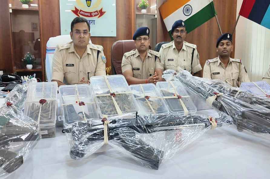 Police recovered arms and ammunition from TPC