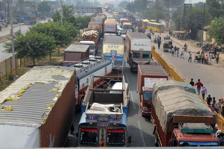 Farmers protest in Mathura