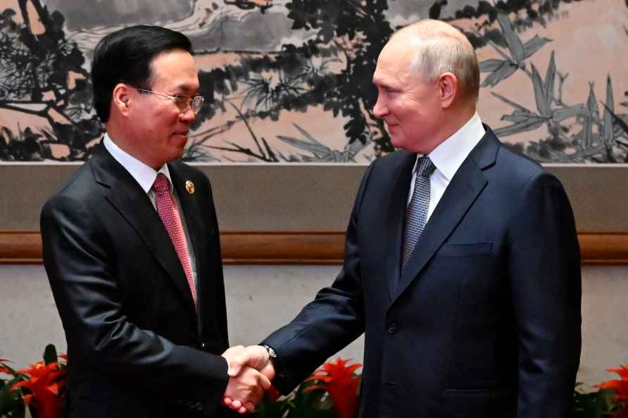 Putin with Vietnam's President