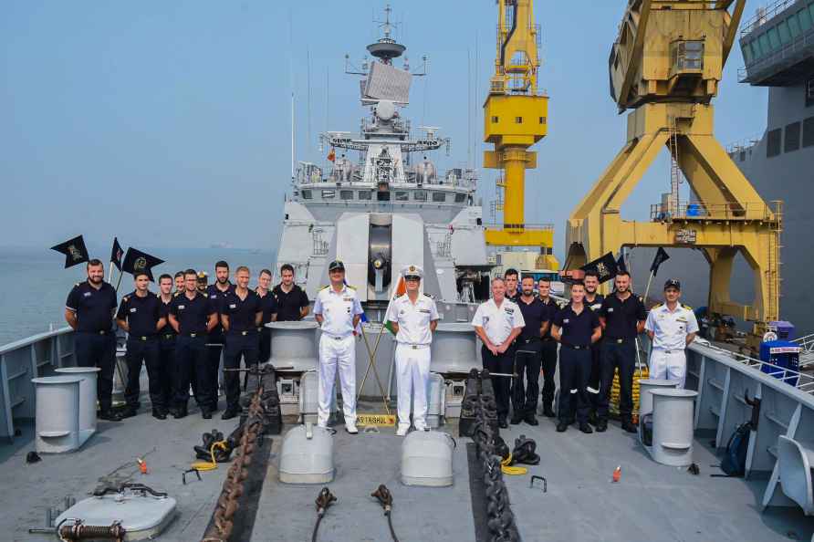 French Navy Ship Languedoc in Mumbai