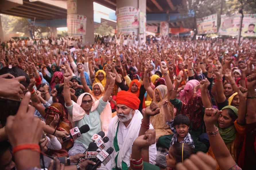 Farmers protest in Greater Noida