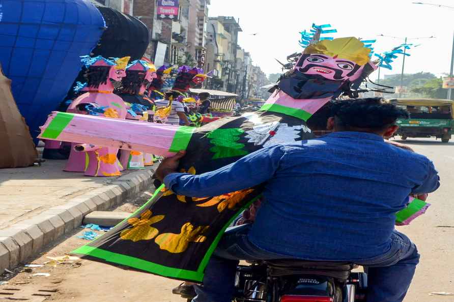 Preparations for Dussehra celebrations