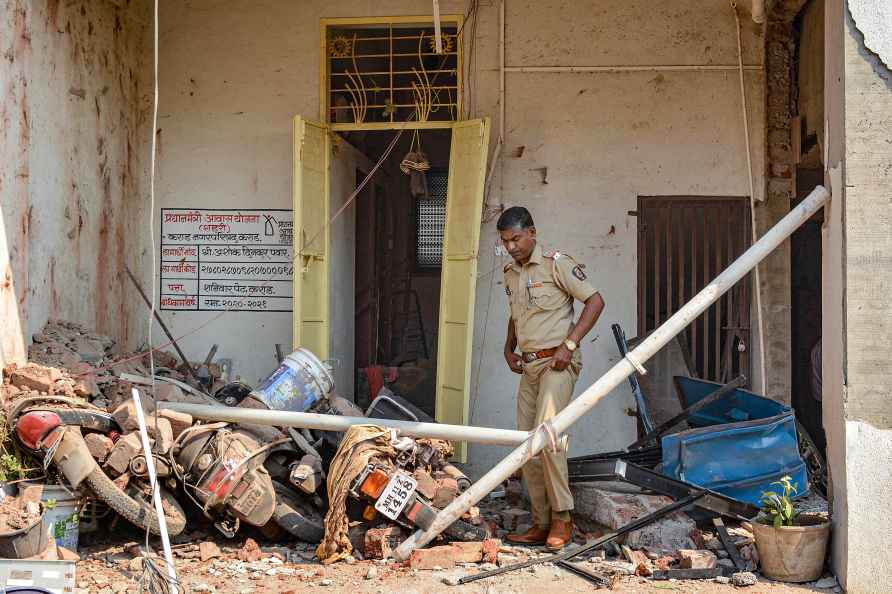 Explosion at a house in Karad